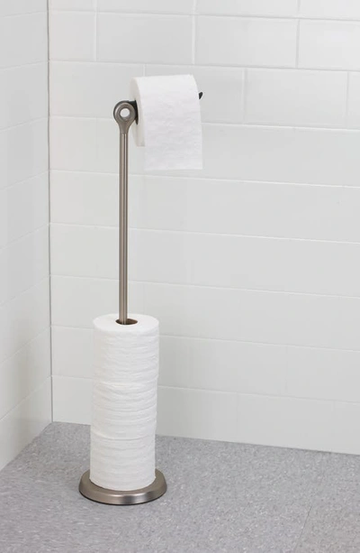 Shop Umbra Tucan Toilet Paper Stand In Nickel