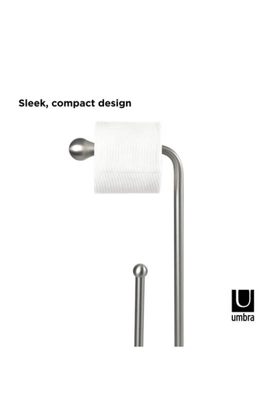 Shop Umbra Teardrop Toilet Paper Holder Stand In Nickel