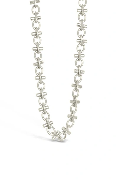 Sterling Forever Amaya Chain Necklace In Silver