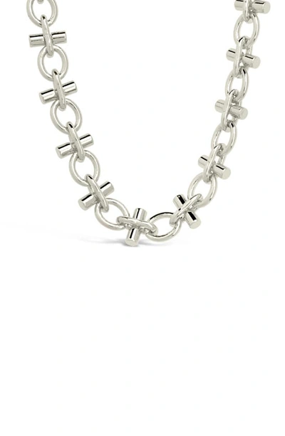 Shop Sterling Forever Amaya Chain Necklace In Silver