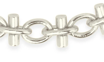 Sterling Forever Amaya Chain Necklace In Silver