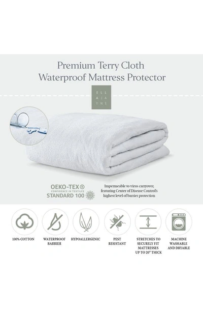 Shop Ella Jayne Home Cotton Terry Cloth Waterproof Mattress In White