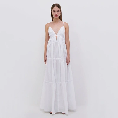Shop Jonathan Simkhai Signature April Dress In White