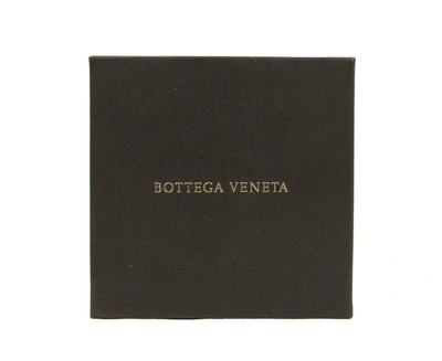 Shop Bottega Veneta Women's Brown / Silver Enamel Metal Woven Print Small Bracelet