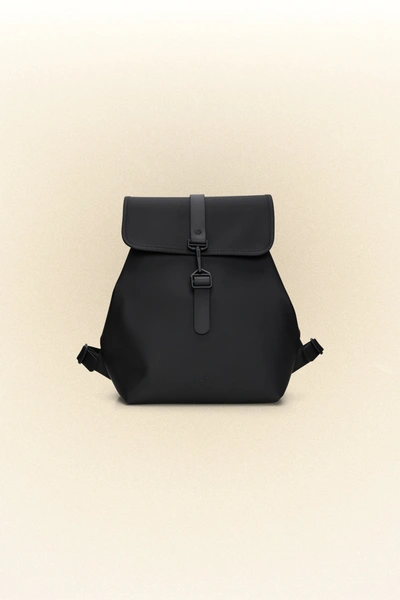 Shop Rains Bucket Backpack In Black