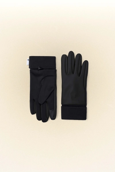 Shop Rains Gloves In Black
