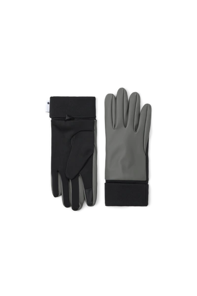 Shop Rains Gloves In Grey