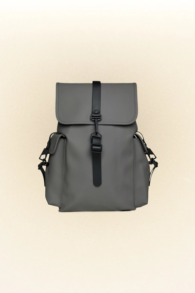 Shop Rains Rucksack Cargo In Grey