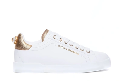 Shop Dolce & Gabbana Sneakers In White