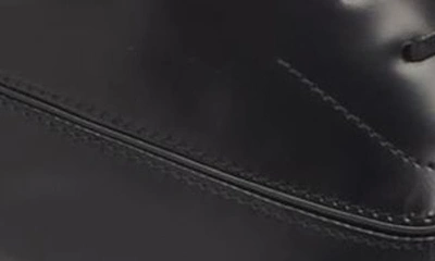 Ferragamo Riley Leather Oxford In Nero New Biscotto