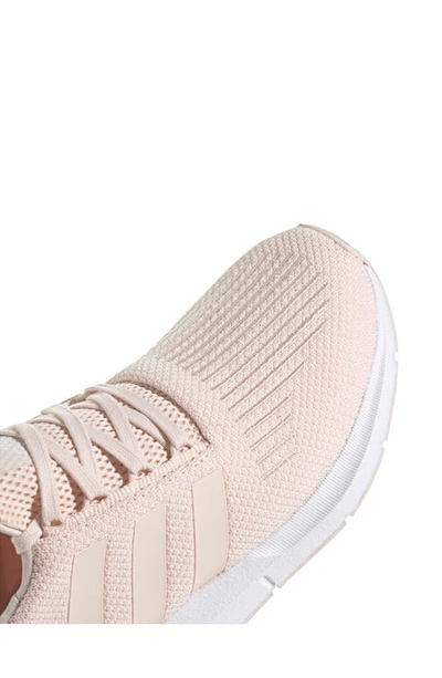 Shop Adidas Originals Swift Run 1 Running Shoe In Quartz/ Quartz/ White
