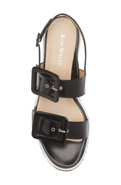 Ron White Callie Slingback Sandal In Onyx