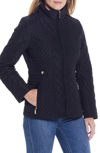 Gallery Quilted Jacket In Black