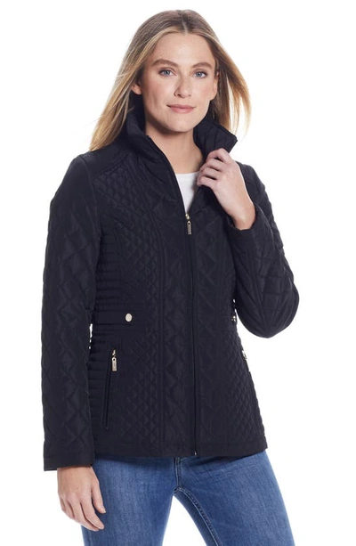 Gallery Quilted Jacket In Black