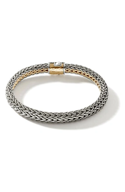 Shop John Hardy Icon Bracelet, Gold, Sterling Silver, 8mm