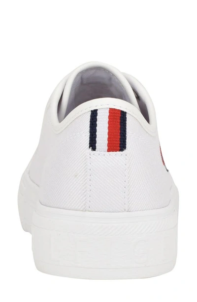 Shop Tommy Hilfiger Alezya Platform Sneaker In White