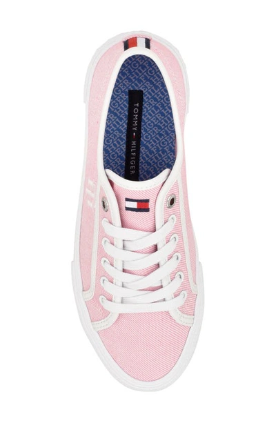 Tommy Hilfiger Women's Alezya Casual Lace-up Sneakers In Light Pink
