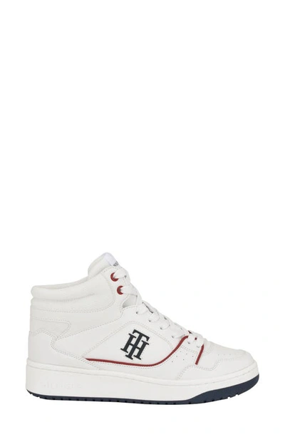 Shop Tommy Hilfiger Terryn High Top Sneaker In White