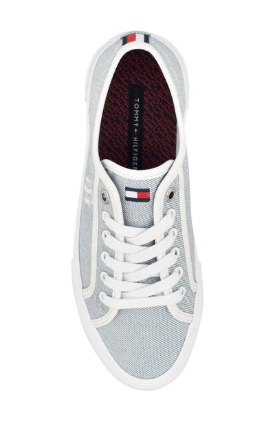 Tommy Hilfiger Alezya Platform Sneaker In Medium Blue