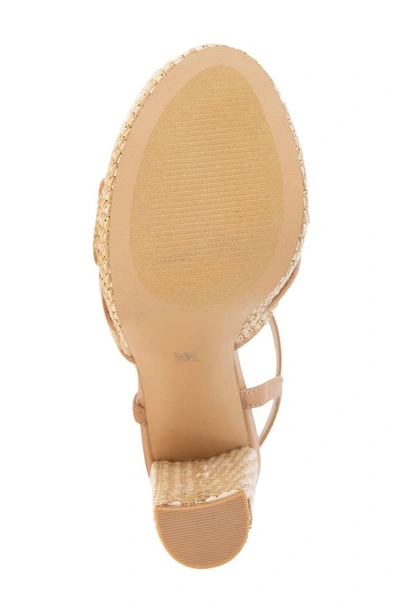 Bcbgeneration Women's Orlie Raffia Platform Sandal In Natural-tan