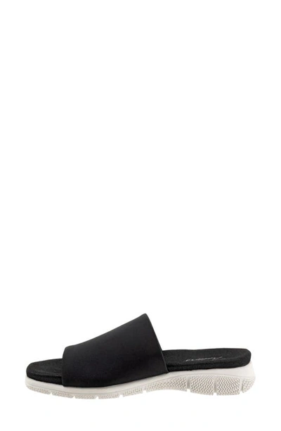 Shop Trotters Toni Slide Sandal In Black