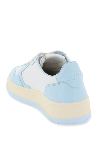 Shop Autry Leather Medalist Low Sneakers In Multicolor