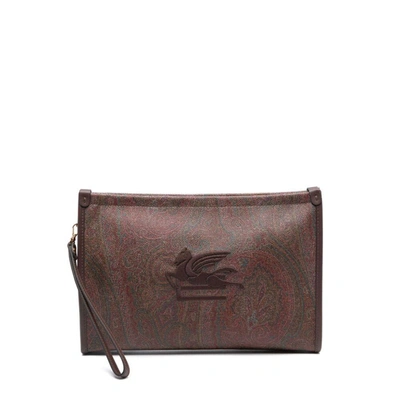 Shop Etro Bum Bags In Brown/red