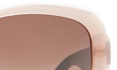 Shop Kate Spade Amberlyn 57mm Special Fit Polarized Square Sunglasses In Nude