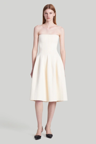 Shop Altuzarra 'parolini' Dress In Ivory