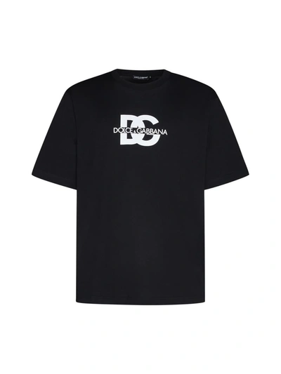 Shop Dolce & Gabbana T-shirts And Polos In Black