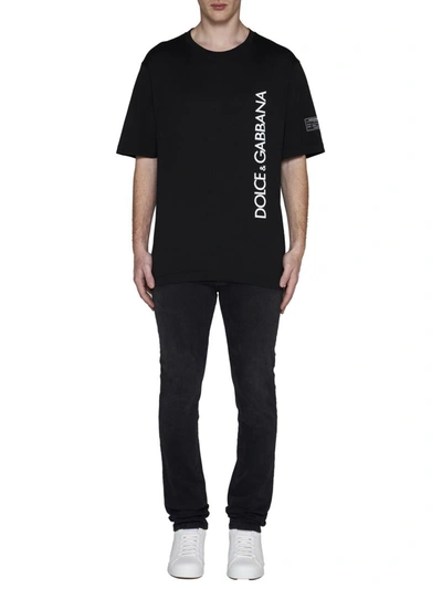 Shop Dolce & Gabbana T-shirts And Polos In Black