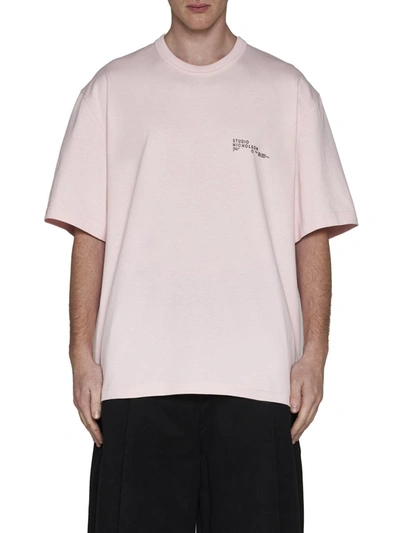 Shop Studio Nicholson T-shirts And Polos In Miami Pink