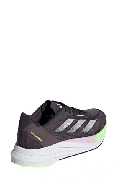 Shop Adidas Originals Duramo Speed Running Sneaker In Aurora/ Zero Met./black