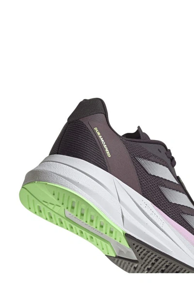 Shop Adidas Originals Duramo Speed Running Sneaker In Aurora/ Zero Met./black