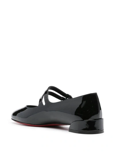 Shop Christian Louboutin Flat Shoes Black