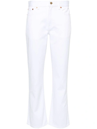 Shop Valentino Garavani Jeans In White