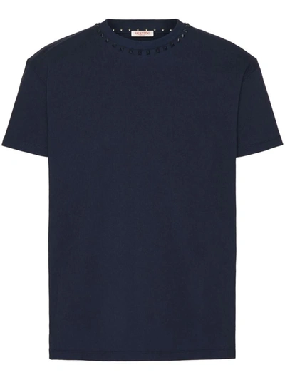 Shop Valentino Garavani T-shirts And Polos In Blue