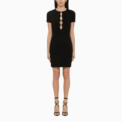 Shop Dsquared2 | Black Viscose Mini Dress