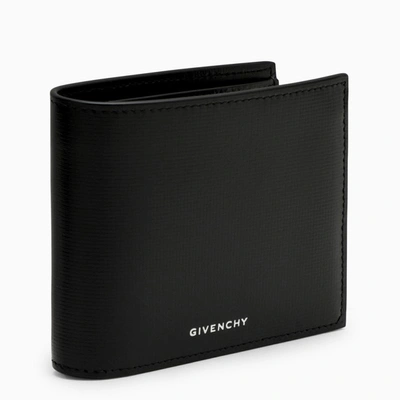 Shop Givenchy Black Leather Wallet With Logo