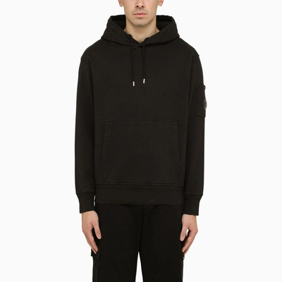 Shop C.p. Company | Black Hoodie With Lens Detail