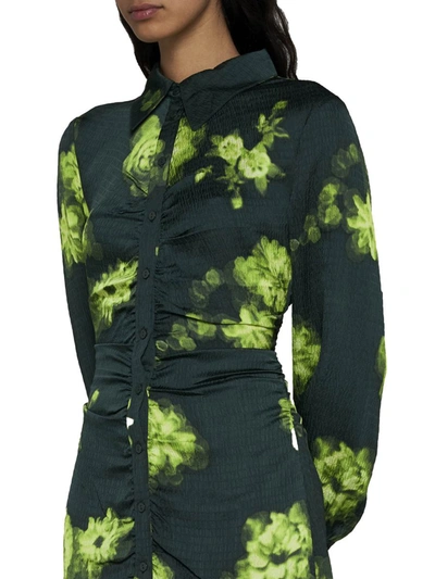 Shop Baum Und Pferdgarten Dresses In Green Margot Flower