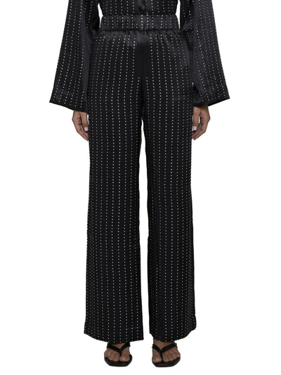 Shop Baum Und Pferdgarten Trousers In Black Crystal