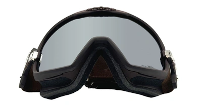 Shop Chrome Hearts Goggles In Brown