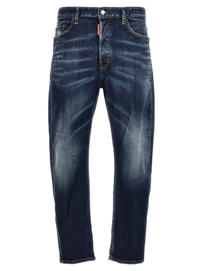 Shop Dsquared2 'bro' Jeans In Blue