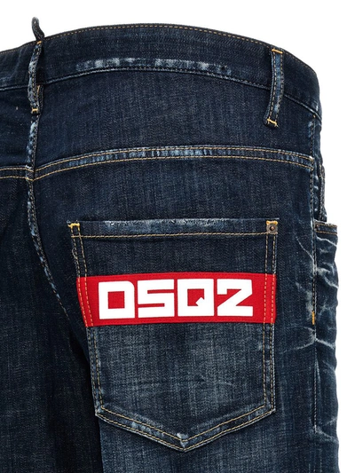 Shop Dsquared2 'skater' Jeans In Blue