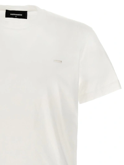 Shop Dsquared2 Logo Plaque T-shirt In White