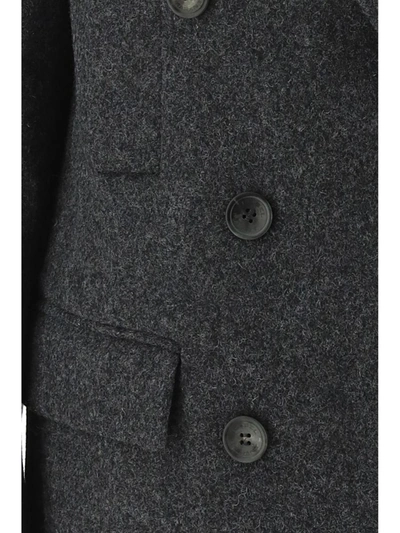 Isabel Marant Floyd Double-breasted Wool Coat In Grey