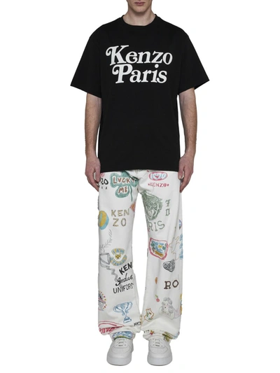 Shop Kenzo Jeans In Multicolour