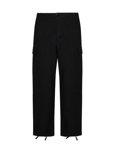 Shop Kenzo Trousers In Black