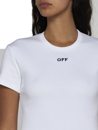 Shop Off-white Off T-shirts And Polos In White